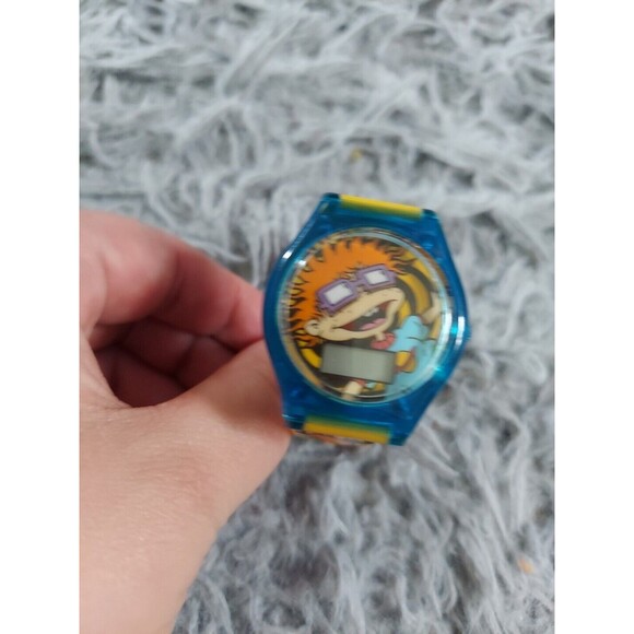Vintage 1998 Rugrats Chuckie Watch  - Watch for Repair Needs Battery Y2K Toy - Picture 6 of 7